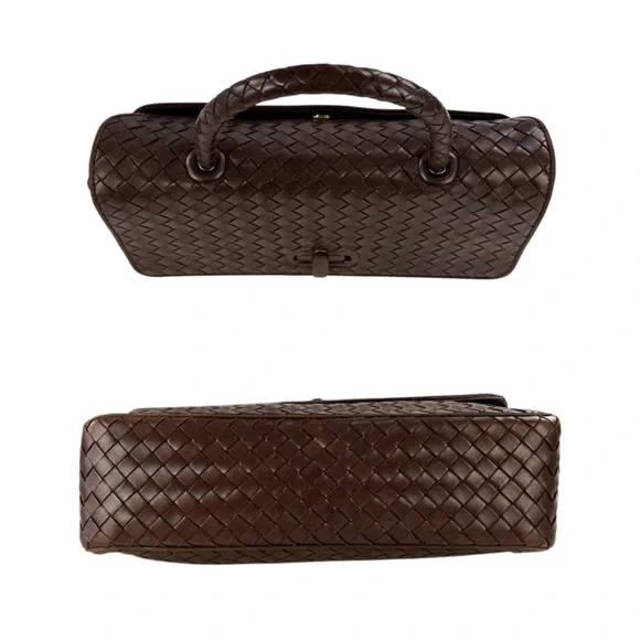 Auth. Bottega Veneta Vintage Intrecciato Leather Handbag - Picture 5 of 8